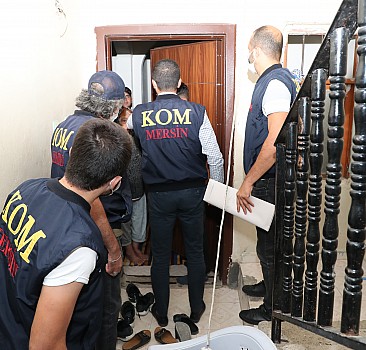 Suç örgütlerine yönelik "Sahil Rüzgarı-2" operasyonunda Mersin'de 7 şüpheli yakalandı