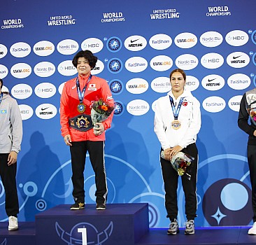 Milli güreşçi Buse Tosun Çavuşoğlu'ndan Dünya Şampiyonası'nda bronz madalya