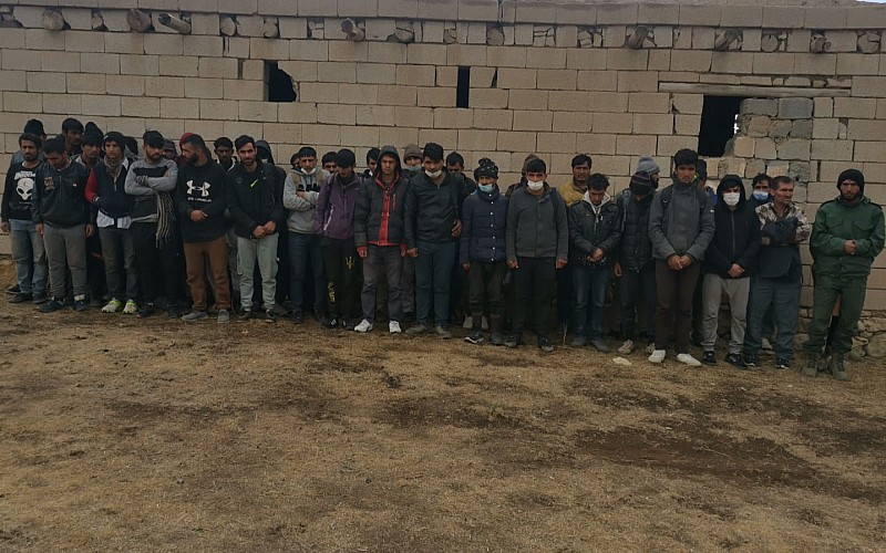 Van'da 164 Afganistanlı düzensiz göçmen yakalandı