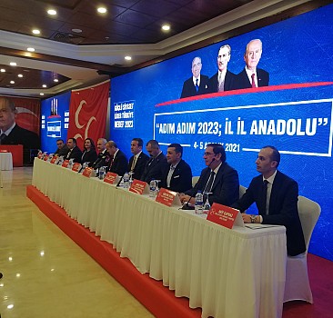 MHP'nin "Adım Adım 2023, İl İl Anadolu" heyeti Antalya'da basınla buluştu