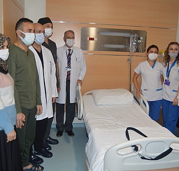 Zonguldak'ta şah damarında tümör tespit edilen hasta ameliyatla sağlığına kavuştu