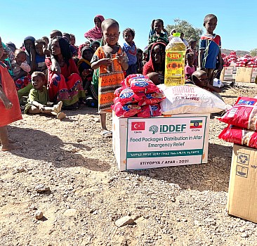 İDDEF'ten Etiyopya'nın Afar bölgesine gıda yardımı