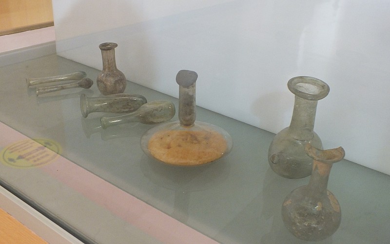 Sivas'ta tarihi cam fanustaki malzemenin zeytinyağı olduğu belirlendi