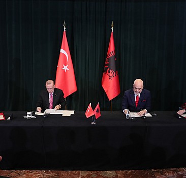Türkiye ile Arnavutluk arasında 7 iş birliği anlaşması imzalandı