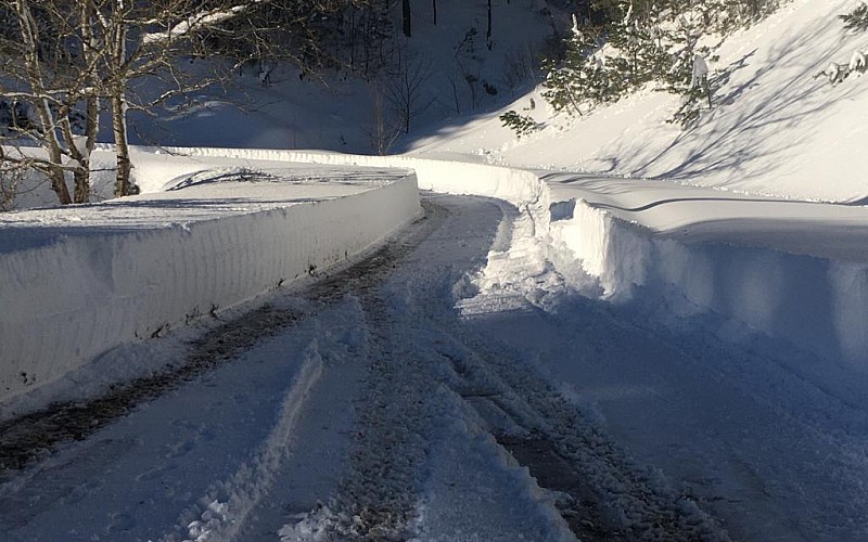 Kastamonu'da 490 köy yolu ulaşıma kapalı