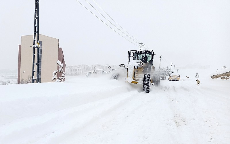 Sivas ve Kırıkkale'de kar hayatı olumsuz etkiledi