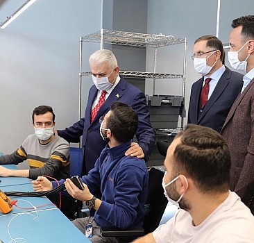 Binali Yıldırım, İvedik OSB ve Teknopark Ankara'yı ziyaret etti