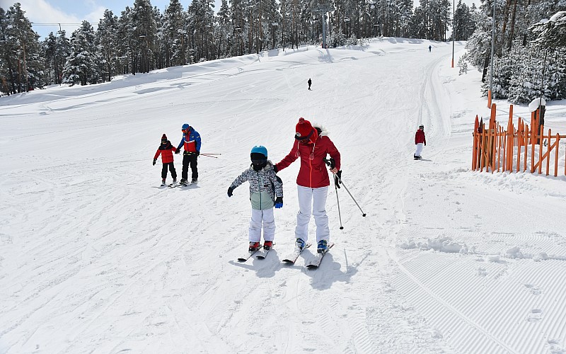 Cıbıltepe ara tatilde de kayakseverleri ağırlamaya hazırlanıyor