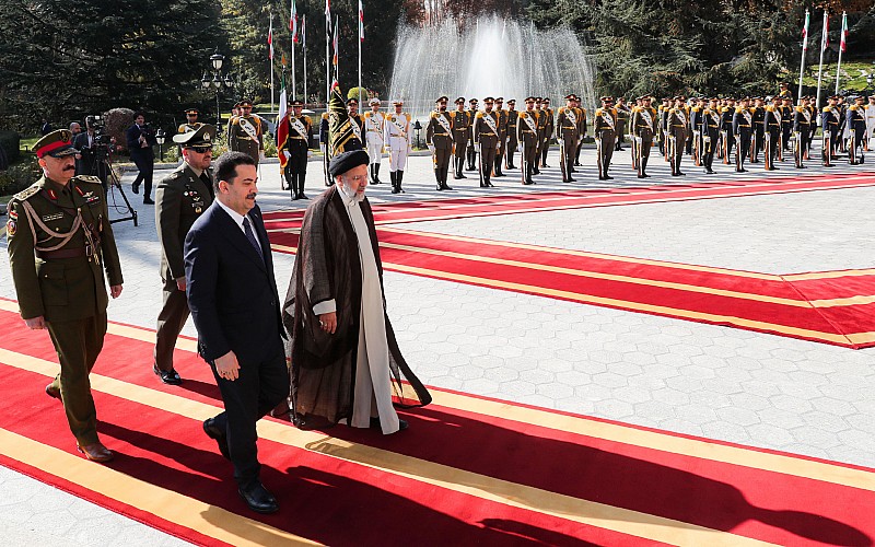 İran Cumhurbaşkanı Reisi ve Irak Başbakanı Sudani'den Tahran'da ortak basın toplantısı