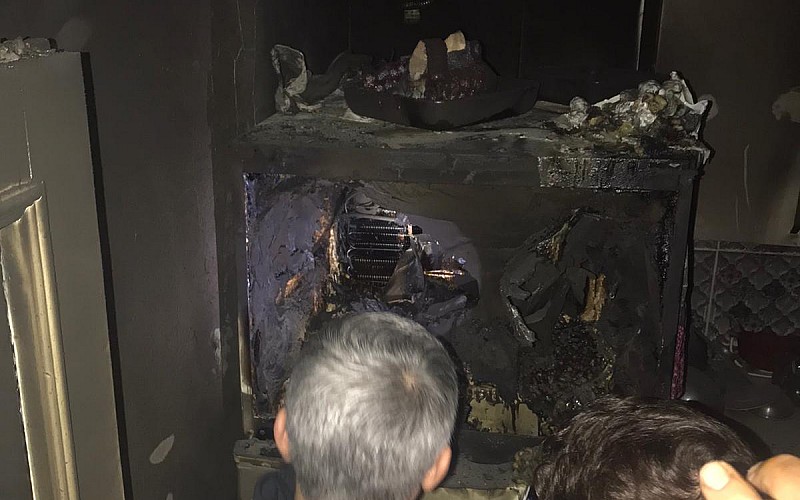 Trabzon'da evde çıkan yangın söndürüldü