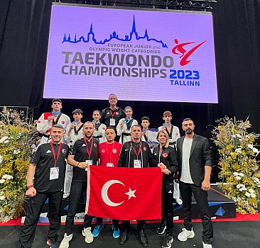 Milli tekvandoculardan Avrupa Gençler Şampiyonası'nda 2'si altın 6 madalya