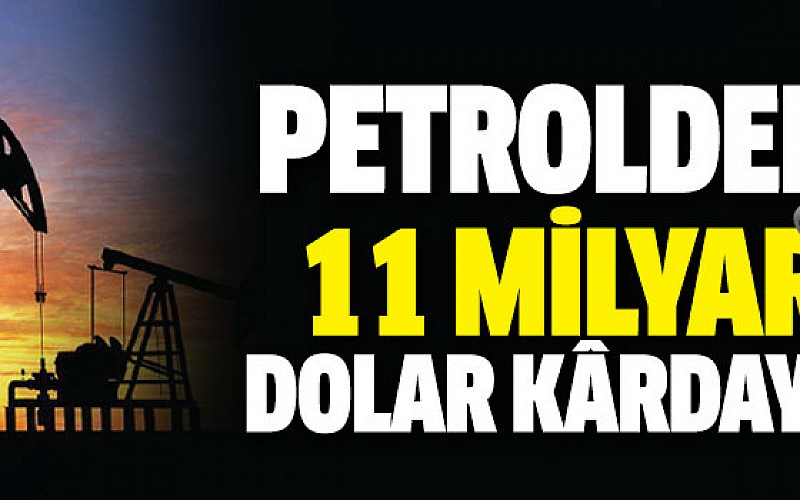 Petrolden 11 milyar dolar kârdayız