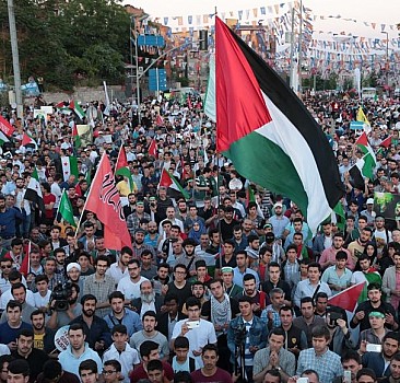 'Özgür Kudüs Yürüyüşü' düzenlendi