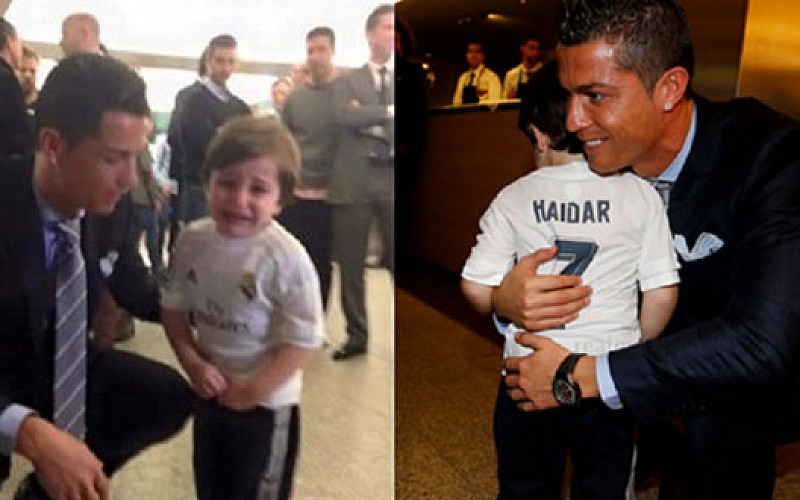 Ronaldo'dan Filistinliği miniğe jest