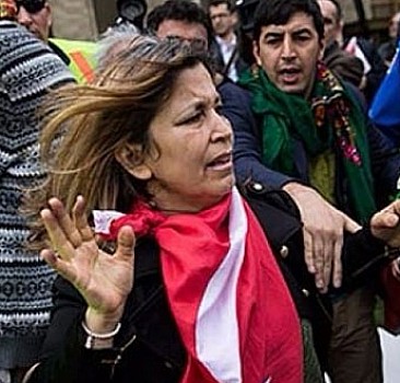 Erdoğan'ı destekleyen kadına saldırı