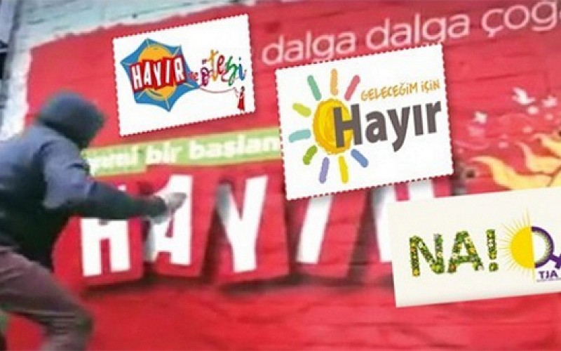 CHP'nin asıl niyetini 'hayır' logosuna gizlemiş
