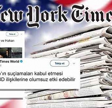 NYT 'Türkçe Twitter paylaşımlarının' gerekçesini açıklayamadı