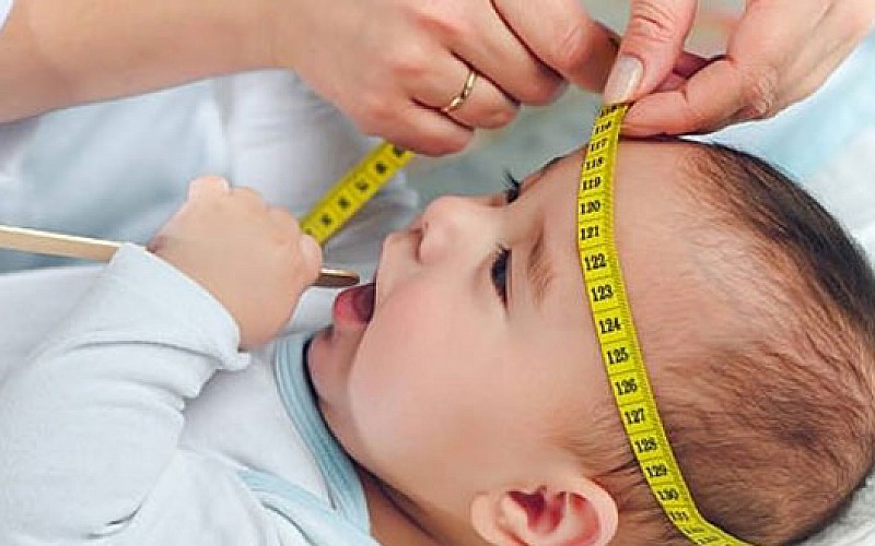Bebeğinizin baş çevresini ölçtürün