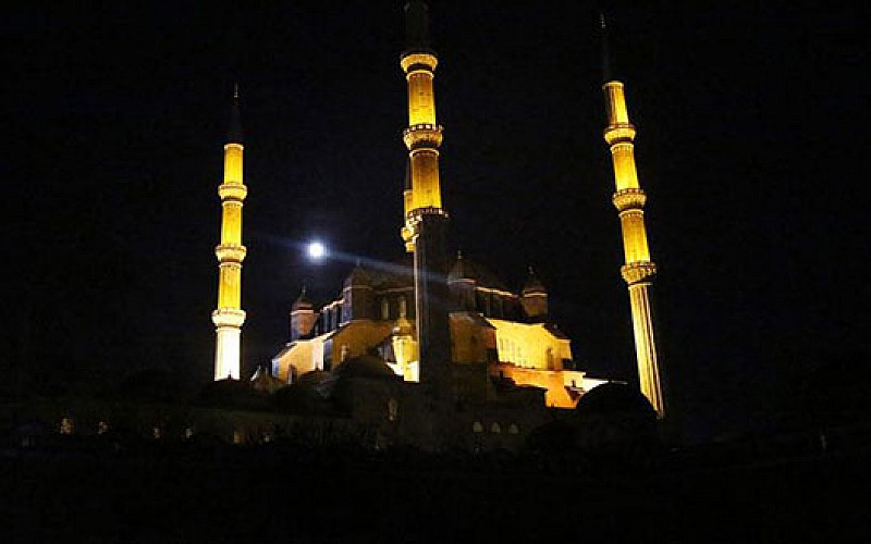 Selimiye Camisi'nin ışıkları 'Dünya Saati' için kapanacak