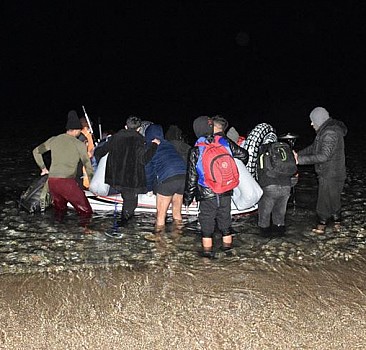 Bodrum sahilinde sığınmacıların tehlikeli yolculuğu