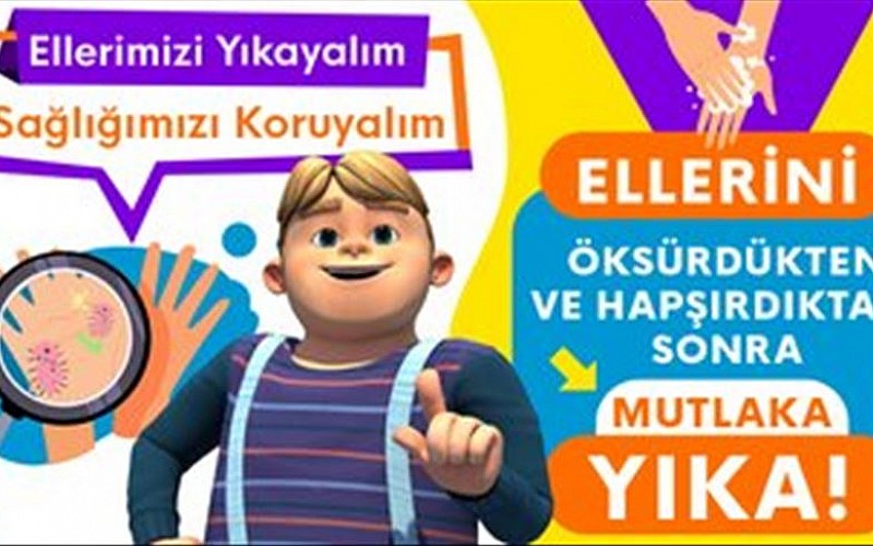 TRT Çocuk yayınlarında temizlik ve hijyen vurgusu
