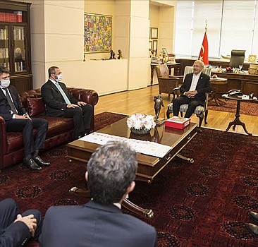 AA Yönetim Kurulu CHP Genel Başkanı Kılıçdaroğlu’nu ziyaret etti