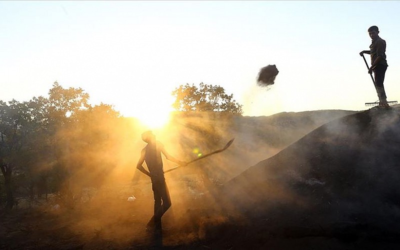 Mangal kömürcülerinin emeklerle dolu zorlu mücadelesi