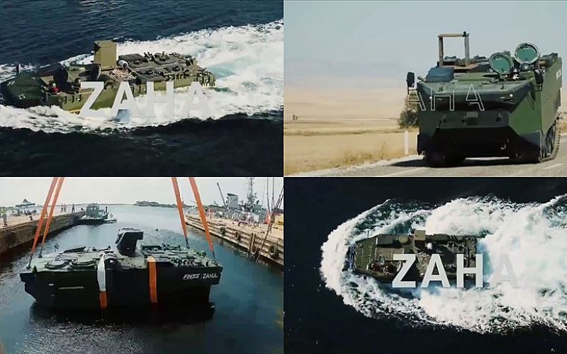 Deniz piyadesinin yeni aracı ZAHA'nın testlerinde bir aşama daha geçildi