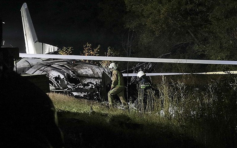 Ukrayna'nın Harkov bölgesinde askeri uçağın düşmesi sonucu ölenlerin sayısı 26'ya yükseldi