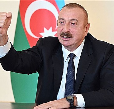 Azerbaycan Cumhurbaşkanı Aliyev: Ermenistan'ın namert hareketleri Azerbaycan halkının iradesini kıramayacak