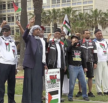 Güney Afrika'da Filistin'e destek yürüyüşü