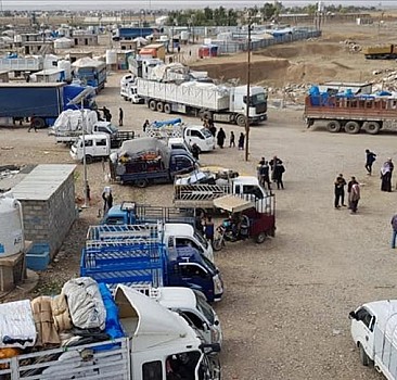 Irak'ın Kerkük ve Diyala kentindeki iç göçmenlere ait tüm kamplar kapatıldı